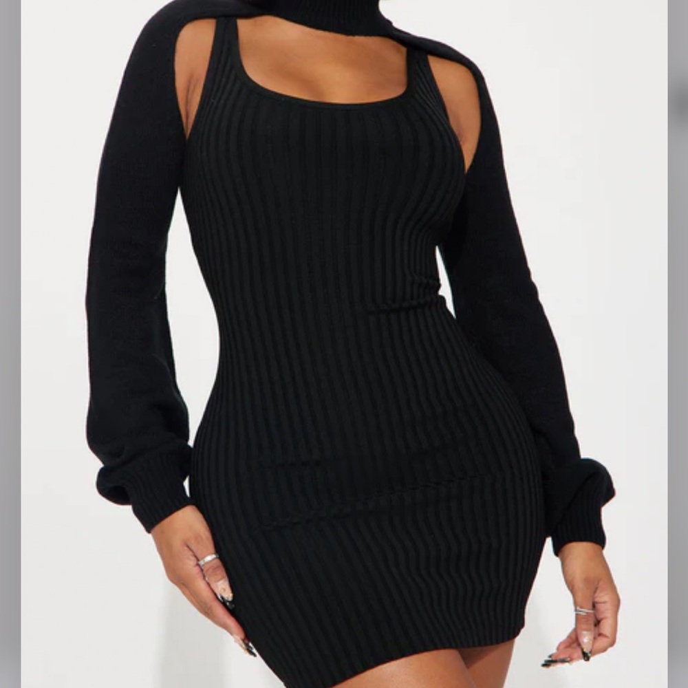 Fashion Nova | Black Shiloh Bandage Mini Dress